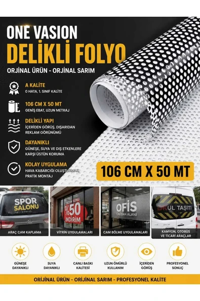 ONE VISION DELİKLİ FOLYO ürün görseli 1
