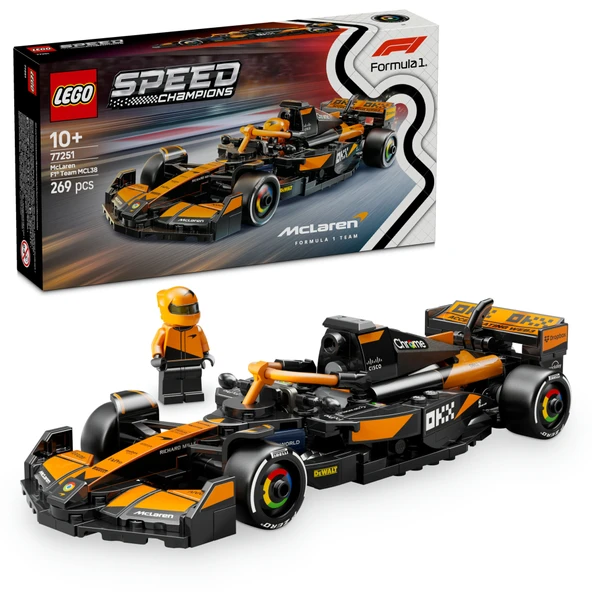 LEGO® 77251 Speed Champions McLaren F1 Team MCL38 Yarış Arabası ürün görseli 1