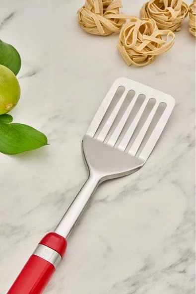 Karaca Mastermaid Oluklu Spatula Kırmızı - Resim 3