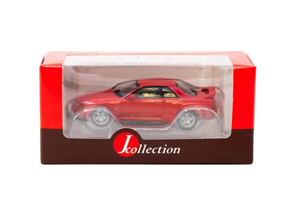 J Collection 1/64 Nissan Skyline GT-R (BNR32) Red ürün görseli 1