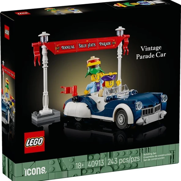 Lego 40913 Icons Vintage Parade Car ürün görseli 1