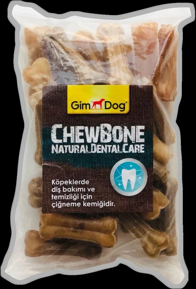 GimDog Mordimi Press Kemik 2'' 25'li Naturel ürün görseli 1