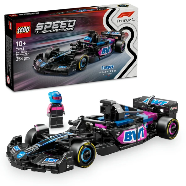 LEGO® 77248 Speed Champions BWT Alpine F1 Team A524 Yarış Arabası Oyuncak Araç ürün görseli 1