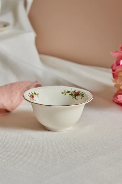 Karaca Vintage Rose Çerezlik 12 cm Krem ürün görseli 1