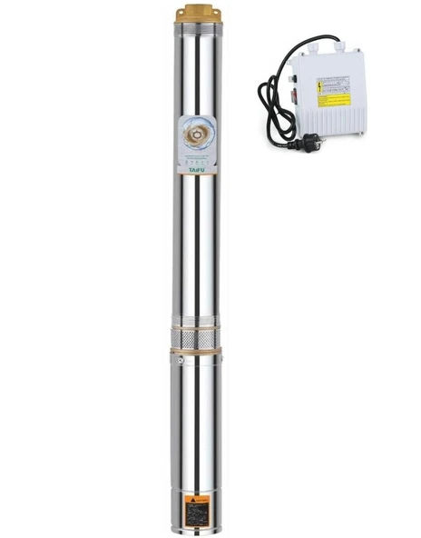 Taifu 4STM4-8 Derin Kuyu Dalgıç Pompa Motorlu 220 Volt 0.75 Hp Panolu ürün görseli 1