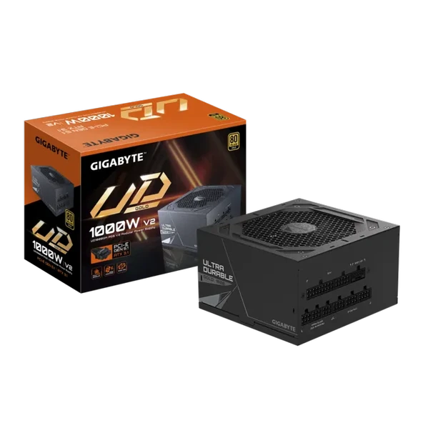GIGABYTE 1000w 80+Gold GP-UD1000GM PG5 V2 Tam Modüler Power Supply ürün görseli 1