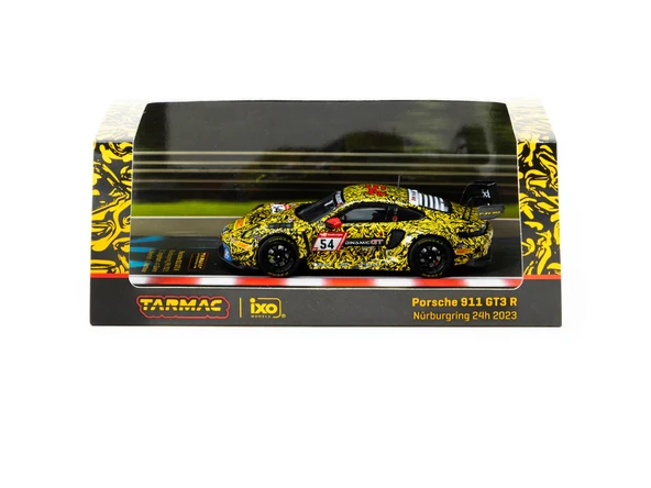 Tarmac Works X iXO Models 1/64 Porsche 911 GT3 R Nürburgring 24h 2023 - HOBBY64 - Ayhancan Güven ürün görseli 1
