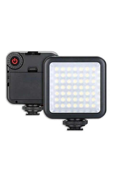 Dymax 49 Led Mini Led Işık Video Kamera Selfie Işığı Pilli Video Işığı ürün görseli 1