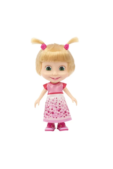 Giochi Preziosi Masha & Koca Ayı 23 cm Doğumgünü Bebek MHA41000 (Açık Pembe - Kolsuz) ürün görseli 1