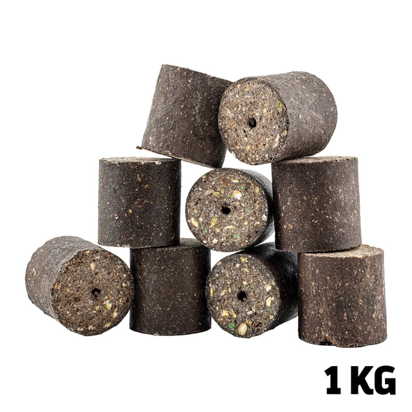 Sazan Yemi - Delikli Küspe - Ayçiçek - Silindir - 1 KG Paket ürün görseli 1