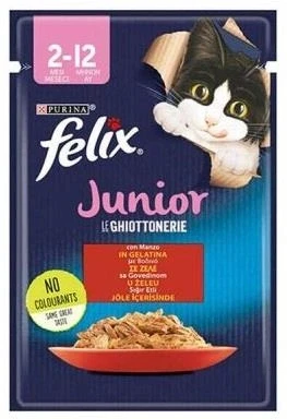 Felix Sığır Etli Yavru Kedi Konservesi 85 gr ürün görseli 1