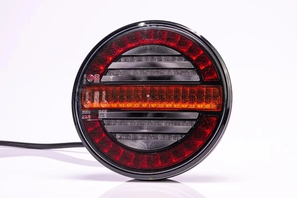 HAMBURGER STOP LAMBASI LEDLİ 12V - 24V 3 FONKSİYON PARK FREN KAYAR SİNYAL 1,00 MT - FRS.FT-213 DI ürün görseli 1