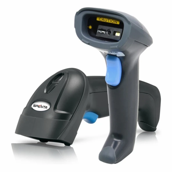 Spenta ST-3800 1D/2D Karekod USB+Seri Kablolu Standlı Barkod Okuyucu ürün görseli 1