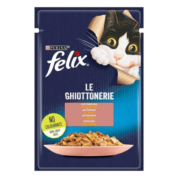 Felix Somonlu 85 gr Yetişkin Kedi Yaş Maması ürün görseli 1