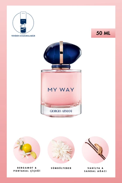 GİORGİO ARMANİ GİORGİO ARMANİ My Way EDP 50 ml Kadın Parfüm 3614272907676 ürün görseli 1