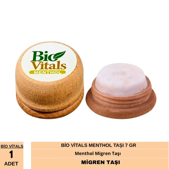 Bio Vitals Menthol Taşı 7 gr - Resim 2