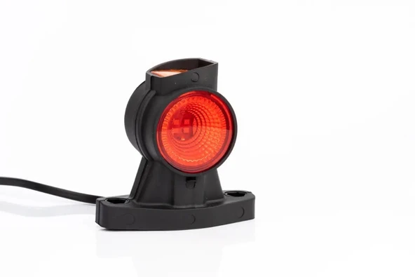 3 Fonksiyonlu LED Yan İşaret Lambası, Sol, Kısa Düz Kauçuk Braket ürün görseli 1