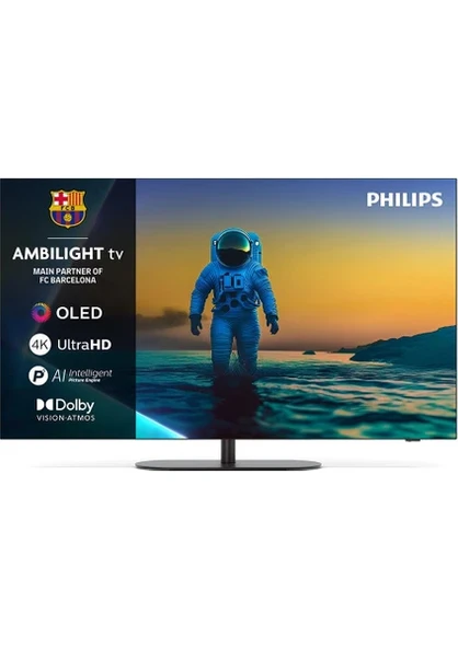 Philips Ambilight Tv 55OLED810/12 4K UHD OLED 139CM 55' Smart Dolby Atmos Google Tv ürün görseli 1