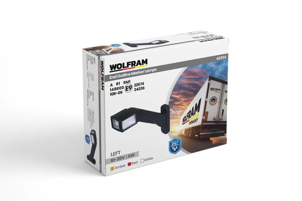 Dorse Boynuz Lamba Uzun Düz Tip Sol E Belgeli - WOLFRAM 40314 ürün görseli 1