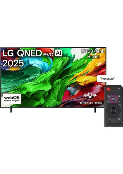LG 100QNED86A 100'' 254 Ekran Uydu Alıcılı 4K Ultra HD Smart webOS QNED Evo MiniLED TV ürün görseli 1