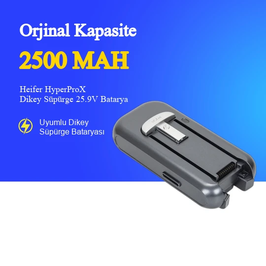 Heifer HyperProX Dikey Süpürge 2500 mAh Batarya ürün görseli 1