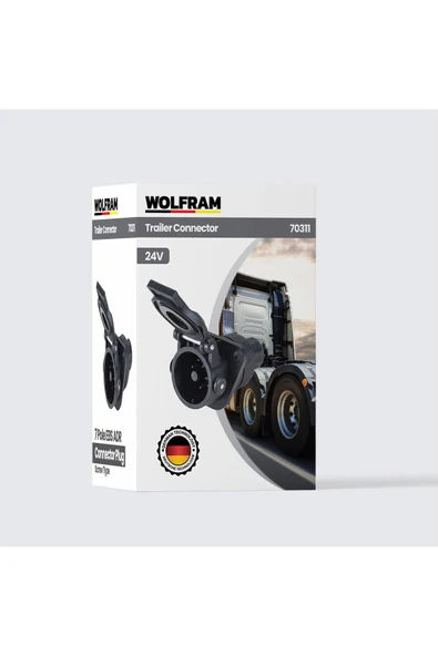 7'li Tır Dorse Ebs Adr Vidalı Kapaklı Dişi - WOLFRAM 70311 ürün görseli 1