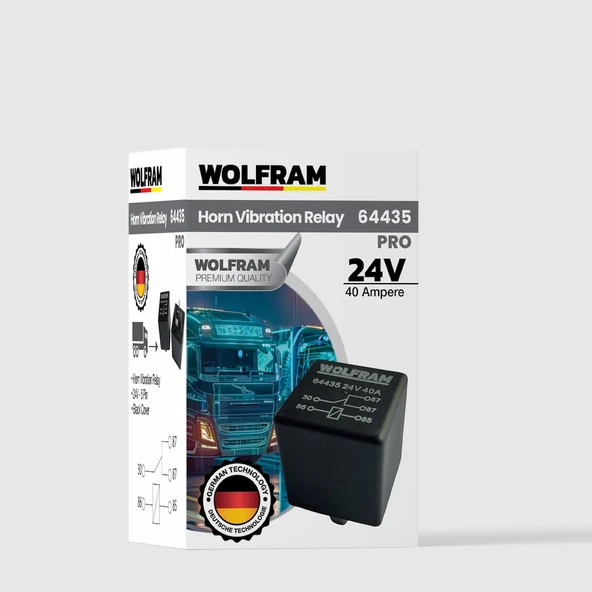 Röle Korna Titretme Pro 24V (5 Adet) - WOLFRAM 64435 ürün görseli 1