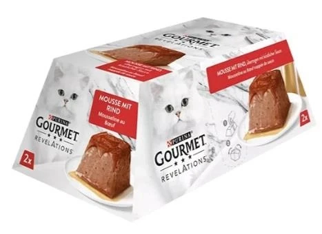 Gourmet Revelations Sığır Etli 2x57 gr Yetişkin Konserve Kedi Maması ürün görseli 1
