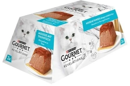 Gourmet Revelations Ton Balıklı 2x57 gr Yetişkin Konserve Kedi Maması ürün görseli 1