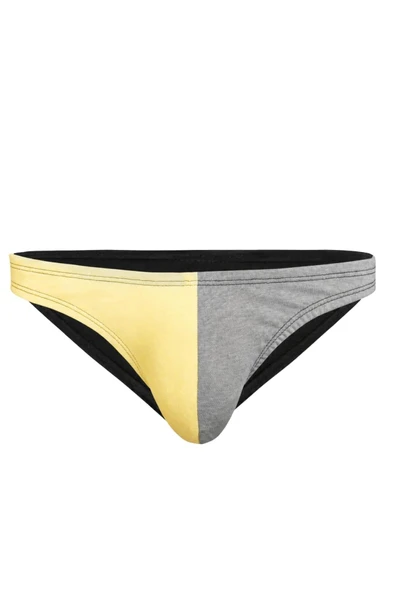 Erkek Sarı Gri Pamuklu Klasik Slip Külot ürün görseli 1