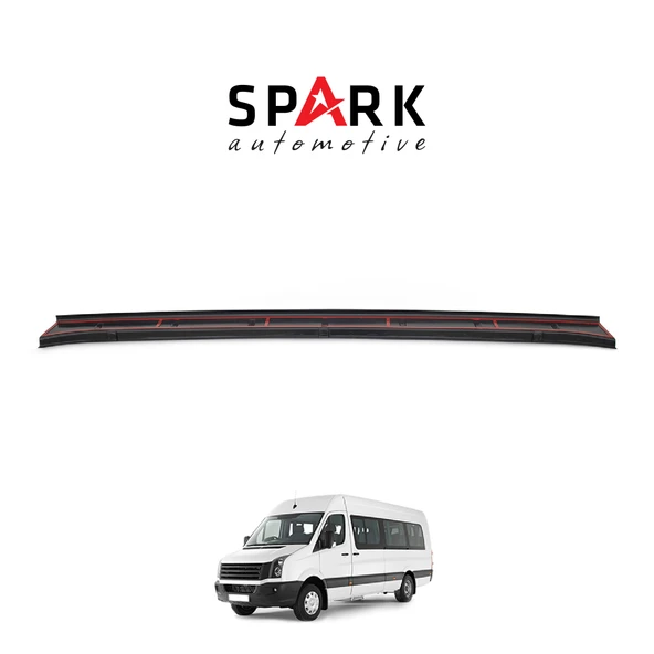 Volkswagen Crafter 2012-2017 Yıl Aralığı Uyumlu Arka Tampon Eşiği Parlak ürün görseli 1
