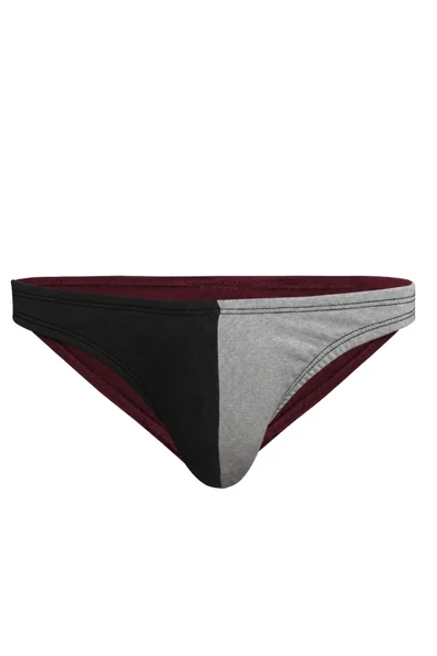 Erkek Siyah Gri Pamuklu Klasik Slip Külot ürün görseli 1
