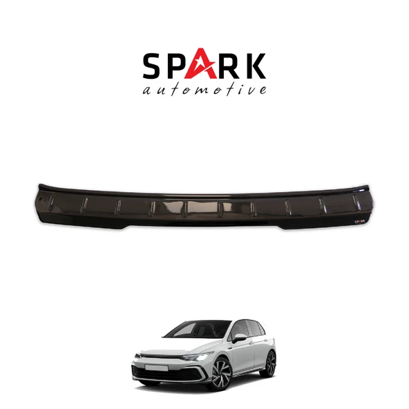 Volkswagen Golf 8 2021- Yılı ve Sonrası Uyumlu Arka Tampon Eşiği Parlak ürün görseli 1