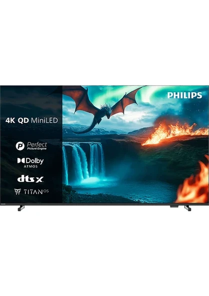 Philips Phılıps 75MLED810/12 75 Inç 189 Ekran Uydu Alıcılı 4K Qd Smart Tv Dolby Vision Dolby Atmos Titan Os Mini LED Tv ürün görseli 1