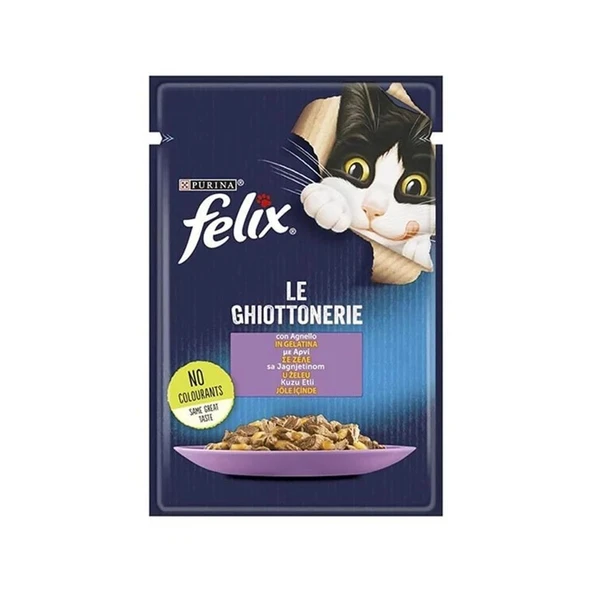 Felix Kuzu Etli 85 gr Yetişkin Kedi Yaş Maması ürün görseli 1