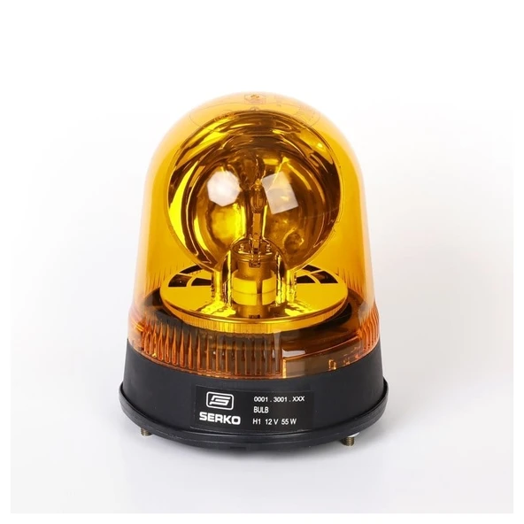 SERKO STANDART UDL DÖNER LAMBA KOMPLE 24 VOLT SARI 0001.3000.005 ürün görseli 1