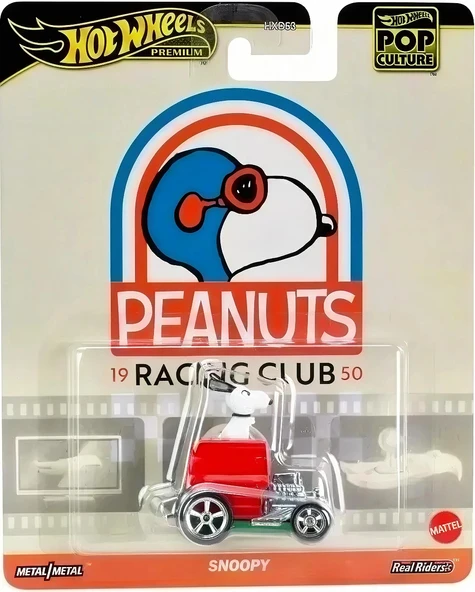 Hot Wheels Premium Pop Culture Peanuts 1950 Racing Club Snoopy HVJ42 ürün görseli 1