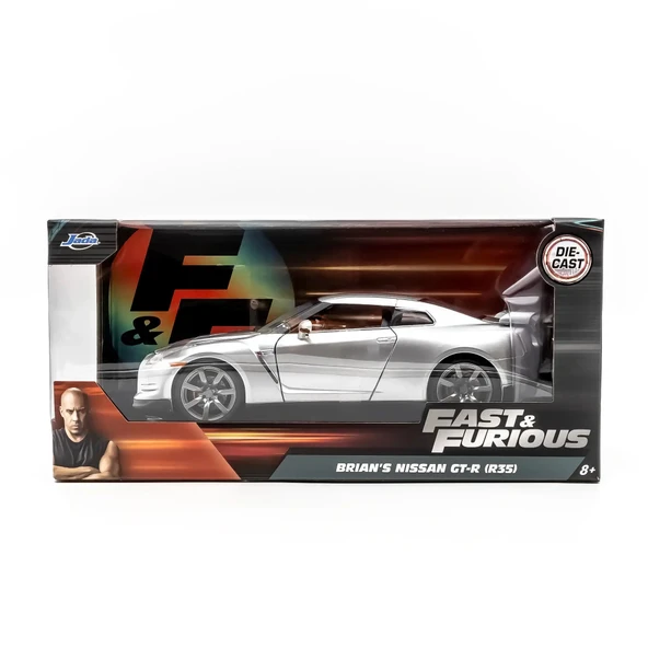 Jada 1/24 Jada Fast & Furious Brian's Nissan GT-R (R35) ürün görseli 1