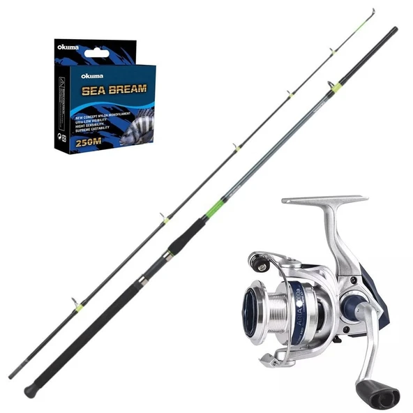 Okuma Aria 8000 - Daiwa Sensör 180cm Tekne Olta Seti ürün görseli 1