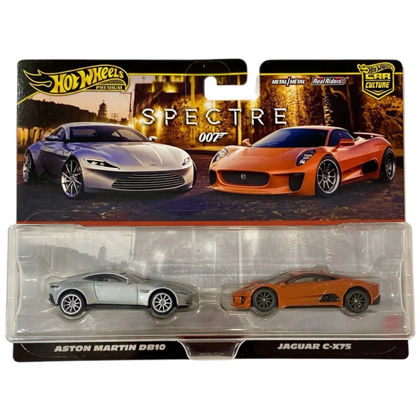 Hot Wheels Premium Car Culture 2'Li Arabalar Aston Martin DB10 - Jaguar C-X75 ürün görseli 1