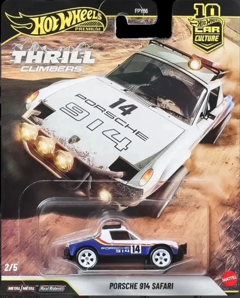 Hot Wheels Premium Thrill Climbers - Porsche 914 Safari ürün görseli 1