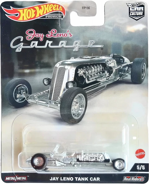 Hot Wheels Premium Jay Leno Tank Car Jay Leno's Garage ürün görseli 1