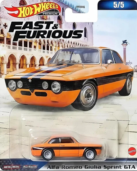 Hot Wheels Fast & Furious Alfa Romeo Julia Sprint GTA ürün görseli 1