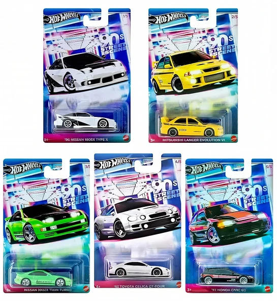 Hot Wheels 90's Street Scene Set ürün görseli 1