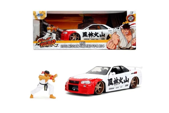 Jada 1/24 Street Fighter Nissan Skyline GTR ürün görseli 1