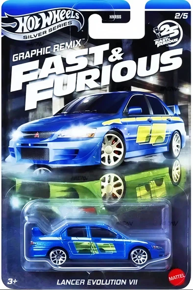 Hot Wheels 2025 Fast & Furious: Graphic Remix - Lancer Evolution VII ürün görseli 1