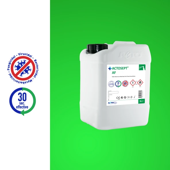 ACTOSEPT® AF 5 Litre Tıbbi Cihazlar için Hızlı Yüzey Dezenfektanı ürün görseli 1