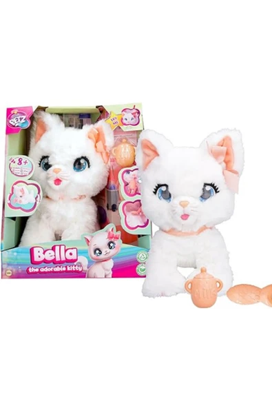 Bella Peluş Sevimli Kedicik Sesli Oyuncak Kedi ürün görseli 1