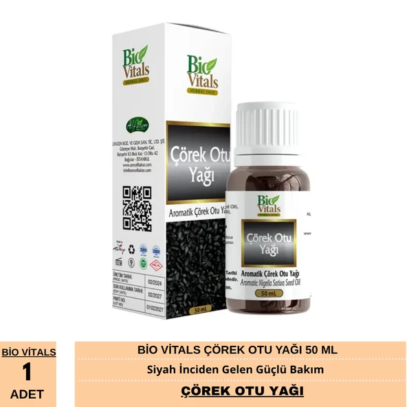 Bio Vitals Çörek Otu Yağı 50 ml - Resim 2
