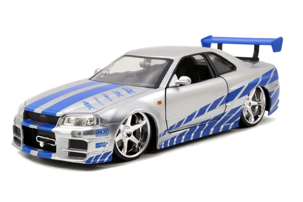 Jada 1/24 Fast & Furious 2002 Nissan Skyline GT-R R34 ürün görseli 1